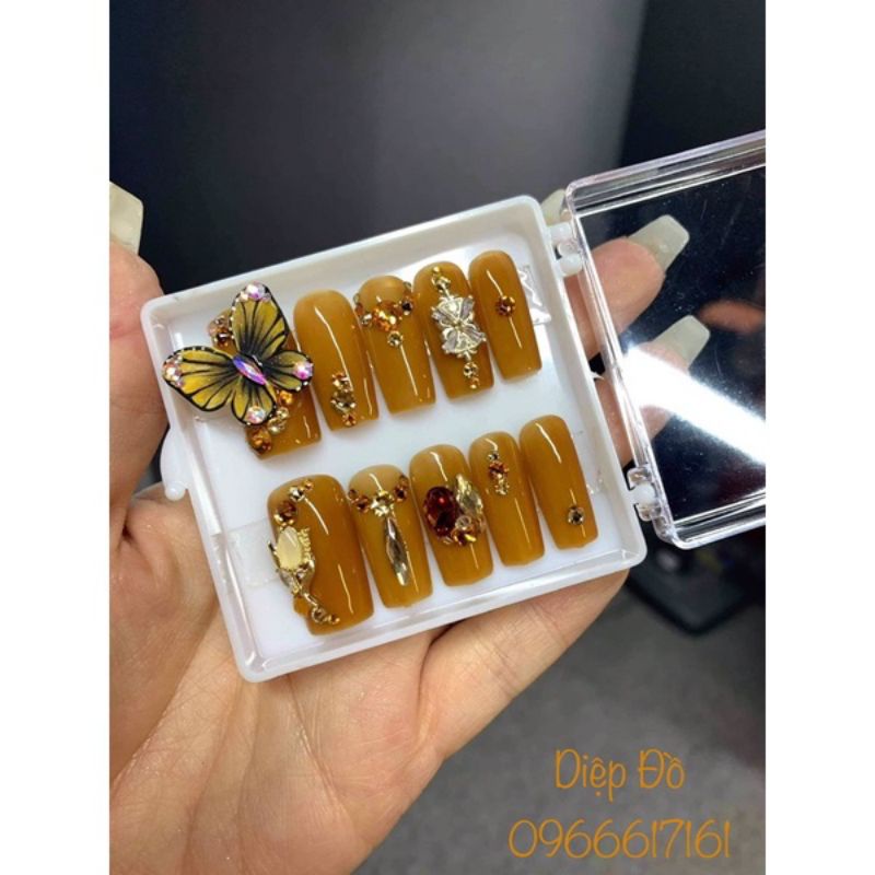 Hộp đựng nail box chữ nhật