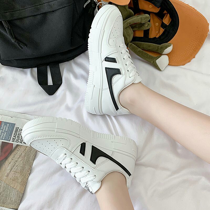 FREESHIP  Giày thể thao sneaker nữ THOÁNG KHÍ đế chữ  AR cá tính hottrend