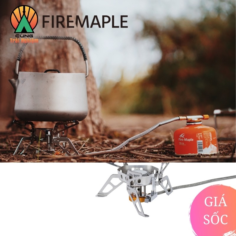 [CHÍNH HÃNG] Bếp gas mini gấp gọn Fire Maple FMS-125 gọn nhẹ tiện lợi chuyên dụng cho du lịch, dã ngoại cắm trại