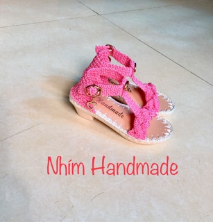 Dép handmade cho bé từ 3-6 tuổi
