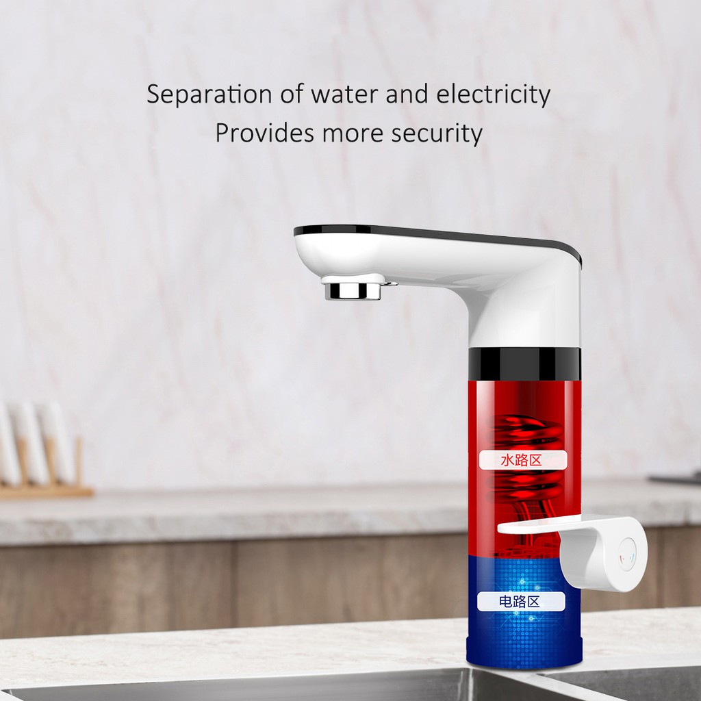Xiaomi Youpin Xiaoda Vòi Nước Nóng Pro Điều Chỉnh Nhiệt Độ Làm Nóng Tức Thời Cách Điện