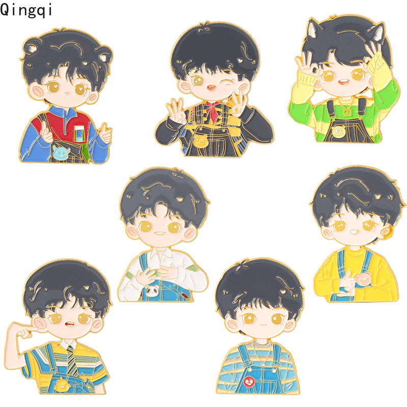 Trâm cài áo Miss Zoe hình hoạt hình nhiều màu sắc dễ thương