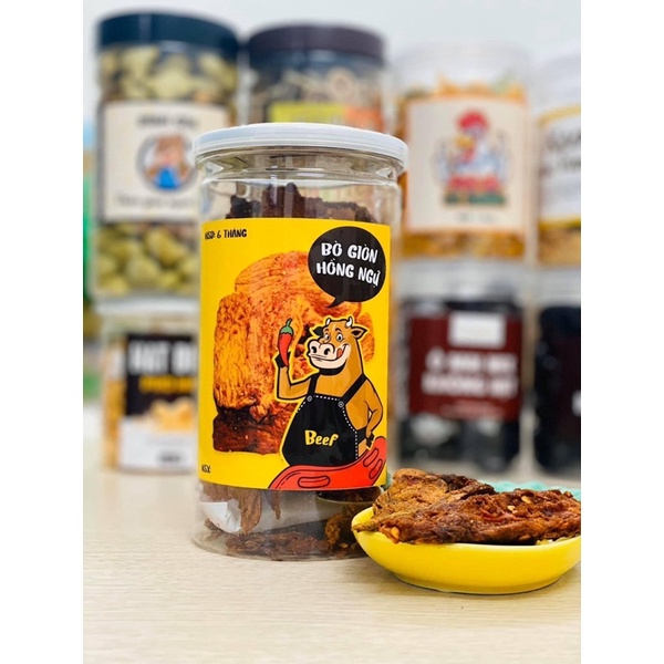 Bò Giòn Hồng Ngự Hộp 250Gram