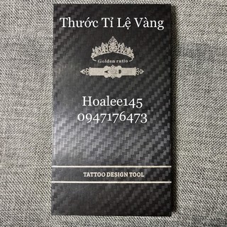 Thước tỉ lệ vàng kèm cán