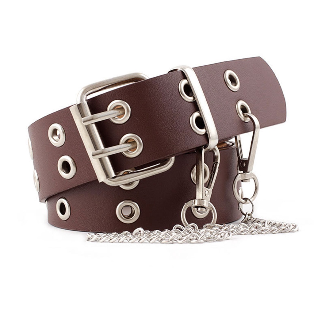 Thắt Lưng Giả Da Phong Cách Punk