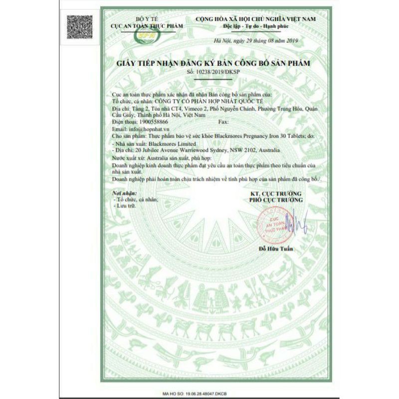 Sắt Bầu Blackmores lọ 30 Viên Úc🔥Chính hãng 🔥 Sắt Blackmore Pregnancy