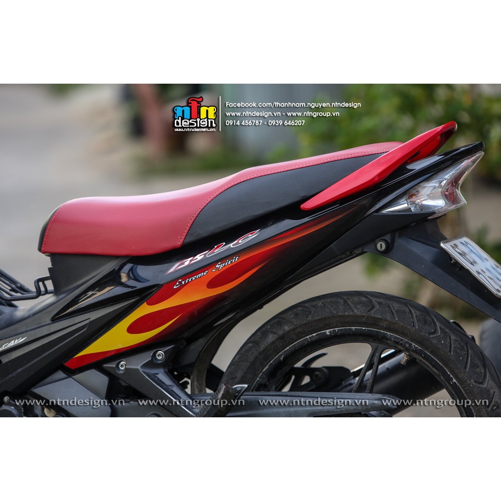 Tem rời Exciter 2006-2010 đỏ lửa , ảnh thực tế
