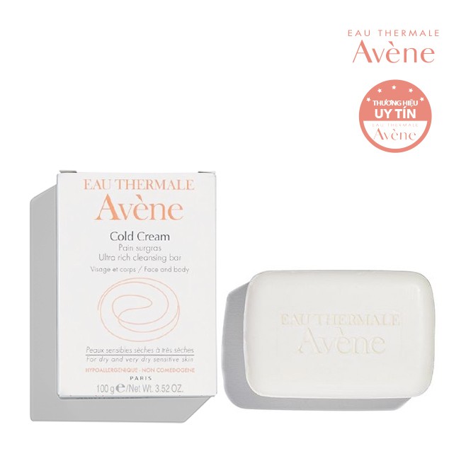 XÀ PHÒNG CHO DA KHÔ COLD CREAM CLEANSING BAR AVENE 100G CHÍNH HÃNG - 7683