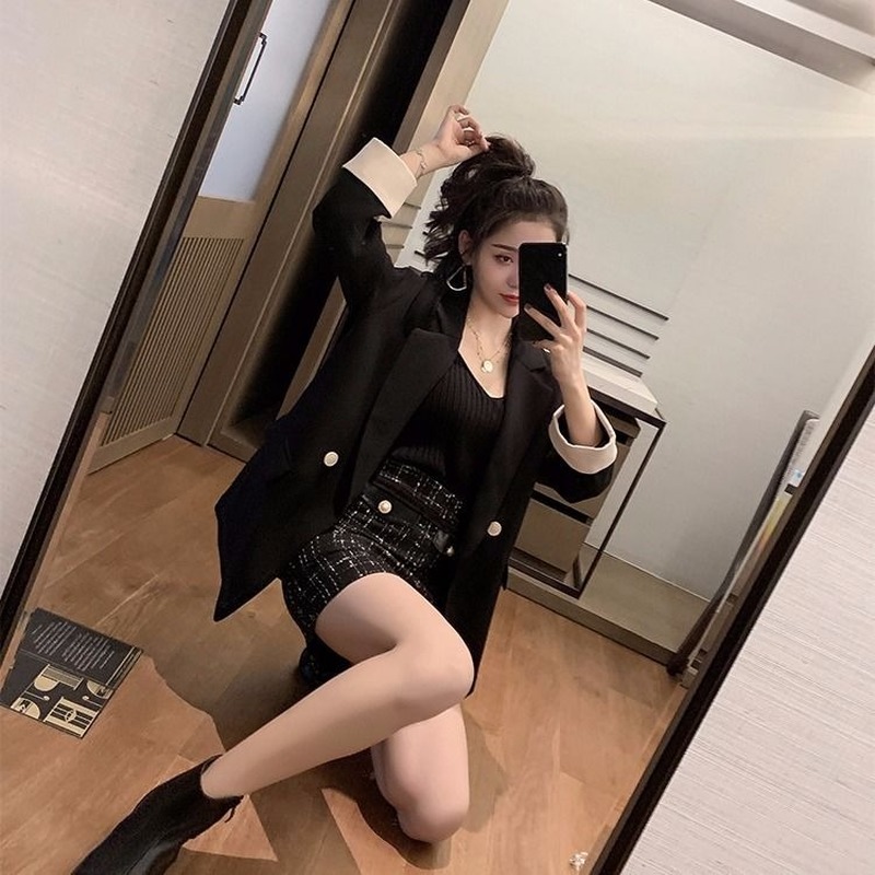 Áo Khoác Dáng Rộng Phong Cách Hàn Quốc Thời Trang 2020 Dành Cho Nữ