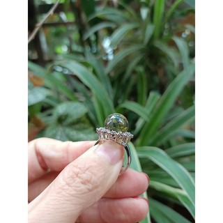 Nhẫn hổ phách đổi màu thời trang