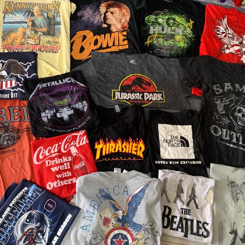 ÁO THUN MỸ 2HAND 35K/1ÁO (CHỌN SIZE GIAO MẨU NGẢU NHIÊN )