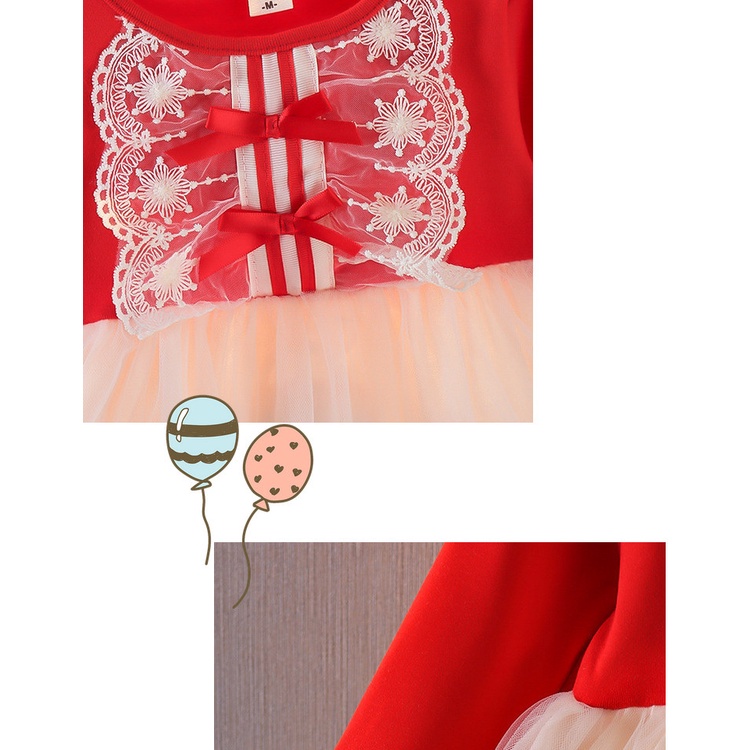 Đầm công chúa ren mềm xinh xắn cho bé yêu, bao chất đẹp phù hợp cho bé dự tiệc, sinh nhật, mặc lễ giáng sinh V60