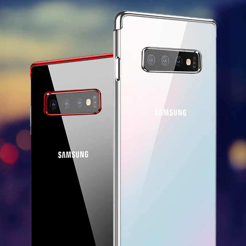 Ốp TPU silicon mềm mạ điện thời trang cho Samsung Galaxy S10e S10 S9 S8 Plus Note 9