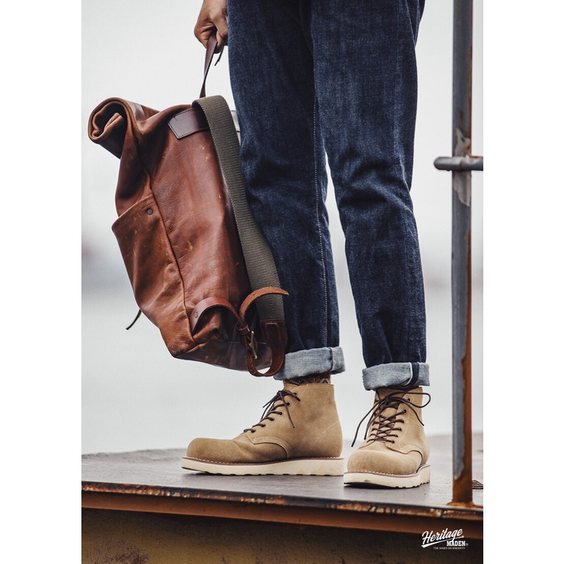 Giày bốt martin MADEN 9111 da lộn phong cách Anh quốc thời trang mùa thu 2022 dành cho nam