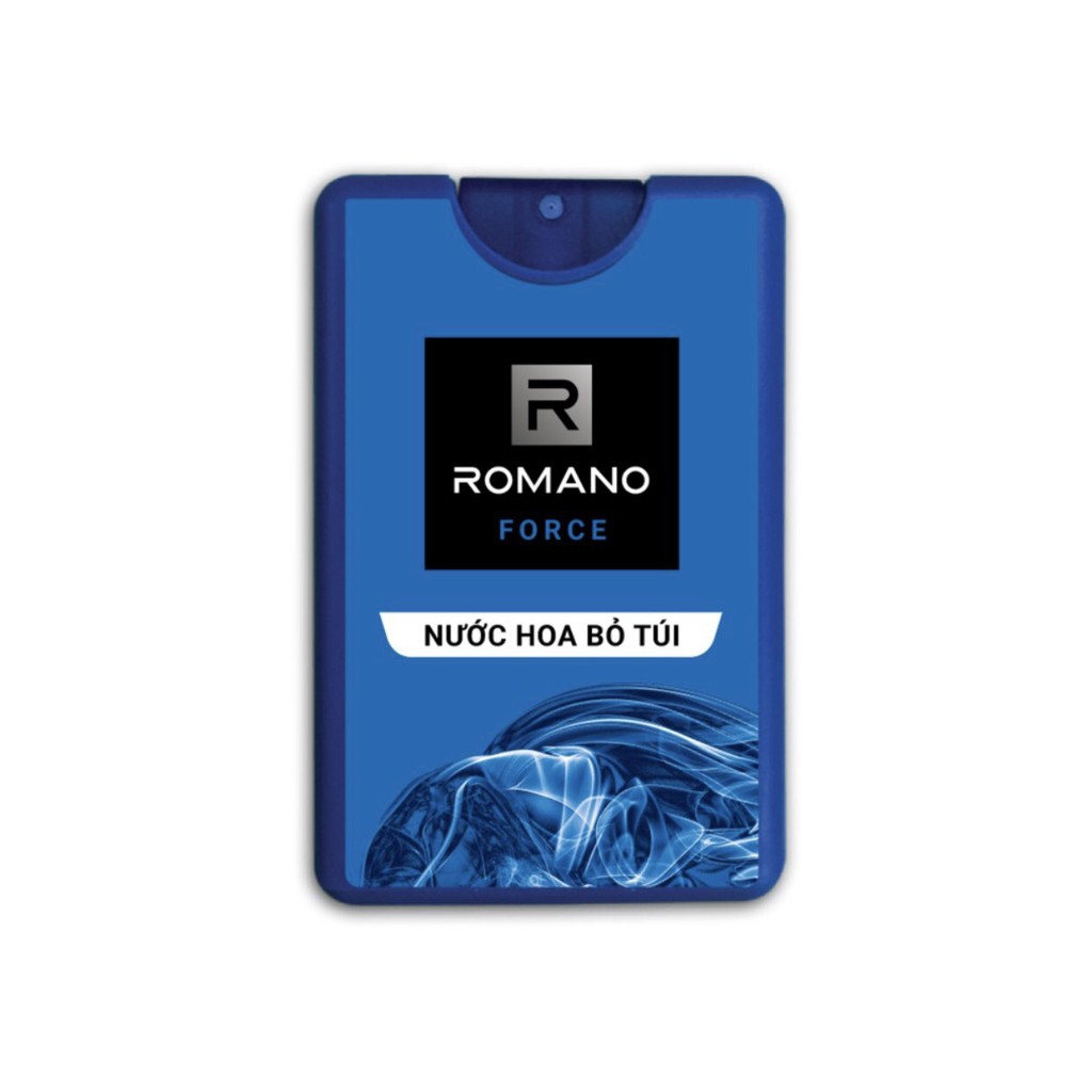 Romano Force: Combo xịt khử mùi toàn thân cho Nam 150ml+Nước hoa bỏ túi 18ml