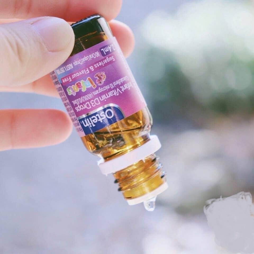 Vitamin D3 Ostelin 2,4ml 400iu dạng giọt cho bé từ sơ sinh (0 - 12 tuổi) của Úc Việt Mỹ Pharmacy