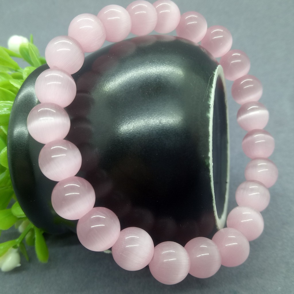 Dễ Thương Vòng Tay Chuỗi Hạt Đá Mắt Mèo Xinh Xắn