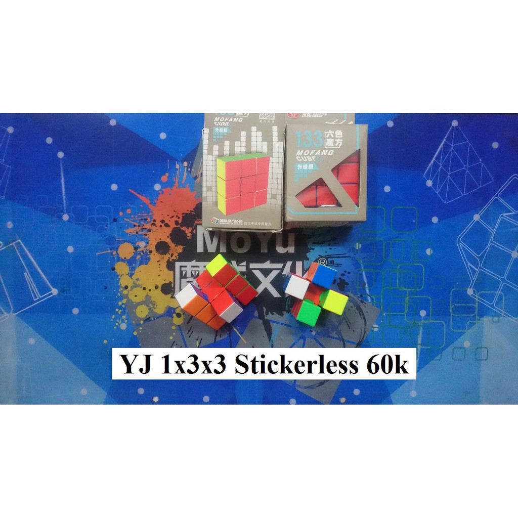 Biến thể Rubik. 1x3x3 YJ Stickerless