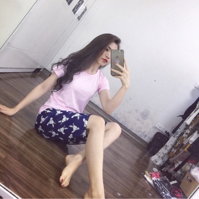 ĐỒ BỘ TOPSHOP ÁO COTTON 100% quần lụa
