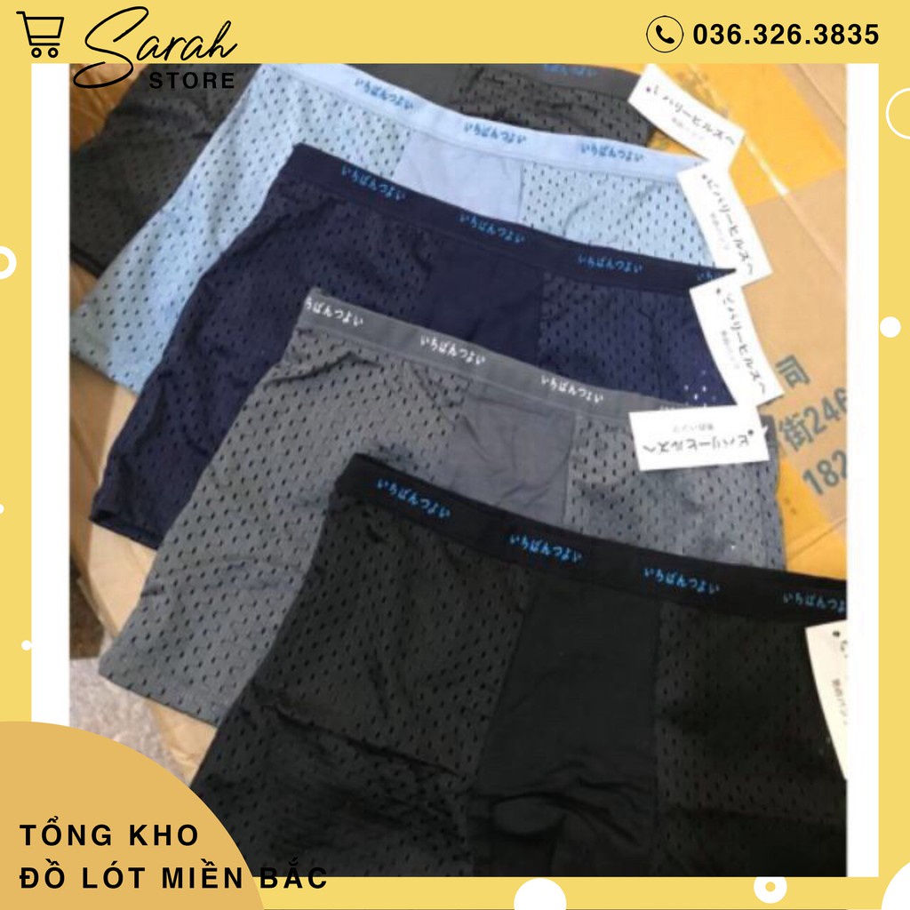 1 Quần sịp ĐÙI nam xuất Nhật THÔNG HƠI - thoáng khí