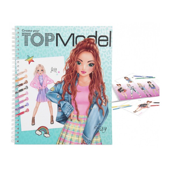 BST thiết kế thời trang Create your TOPMODEL Colouring Book TM411065