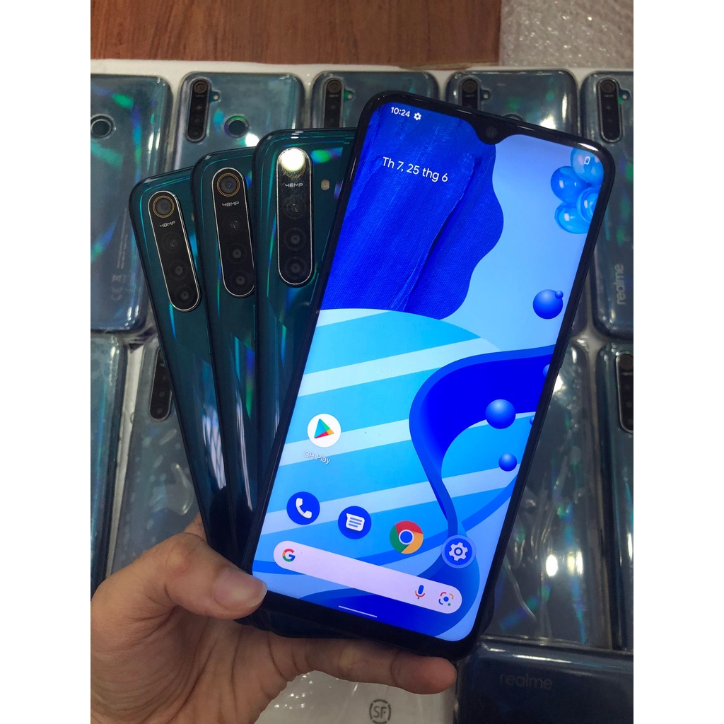 Realme 5 Pro 8GB/128GB nguyên zin đẹp keng Full chức năng kèm cường lực ốp lưng BH 06 tháng