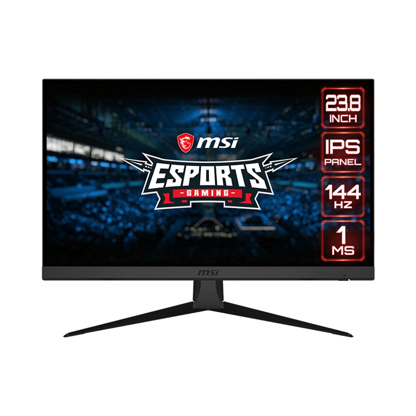 LCD MSI G242 IPS 144HZ Mới 100%, BH 36 tháng (24" Phẳng)