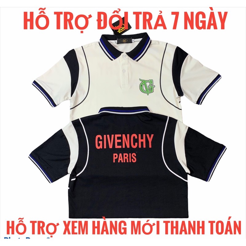 Áo thun cổ trụ cao cấp thêu logo nổi bật(chất liệu thun cotton 100%)