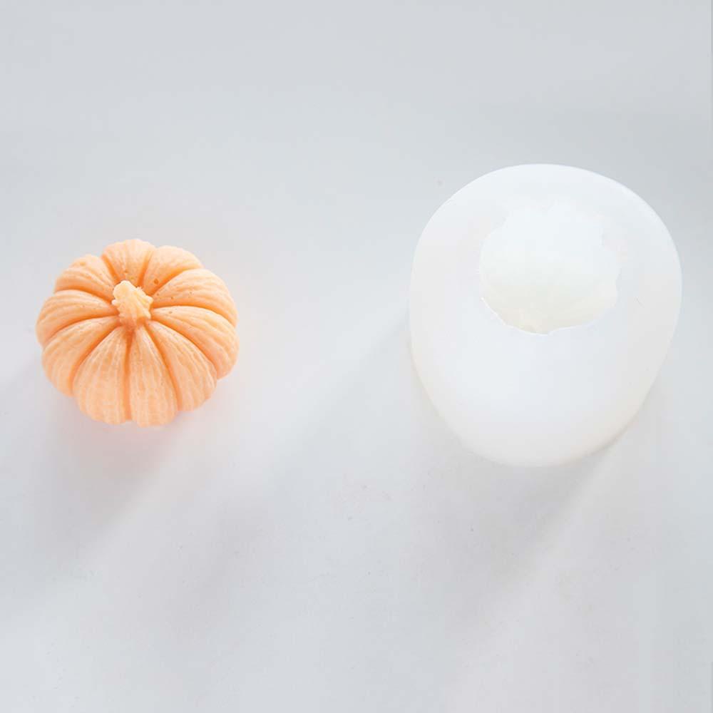 Khuôn Silicone Tạo Hình Làm Bánh Kẹo Hình Bí Ngô 3 Kích Cỡ