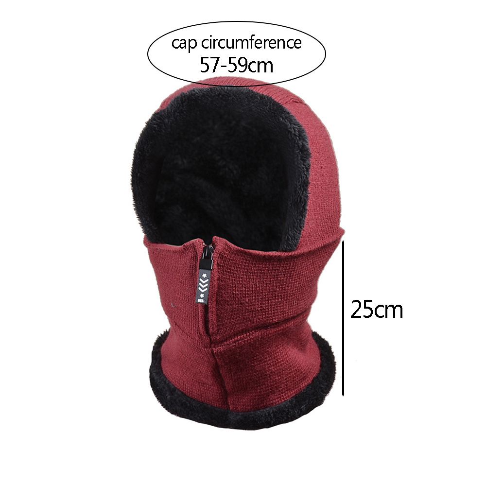 Nón Len Kiêm Khẩu Trang Che Mặt Bằng Len Thời Trang Sành Điệu Cho Nữ