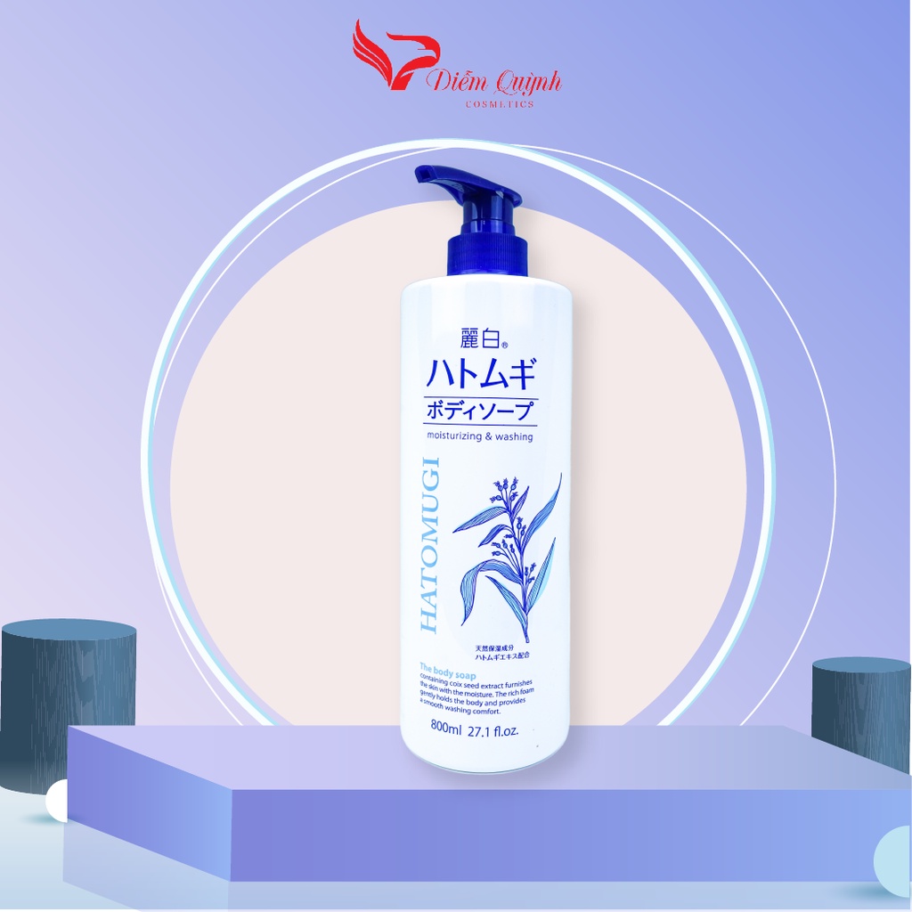 Sữa Tắm Dưỡng Da Hatomugi ý dĩ Nhật Bản 800ml
