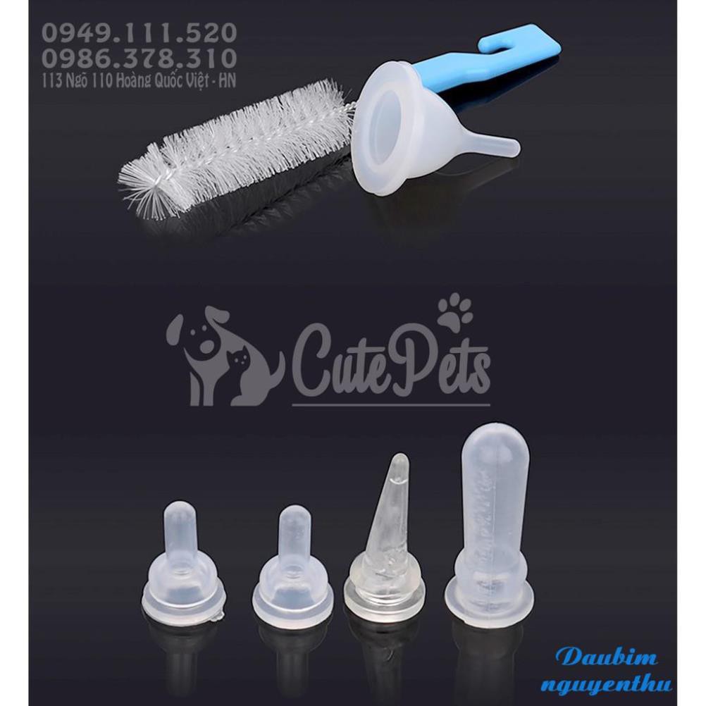 🍼 Bình sữa dành cho chó mèo con 150ml và 60ml - Genyo Phụ kiện thú cưng Pet shop hồ chí minh -YLDB