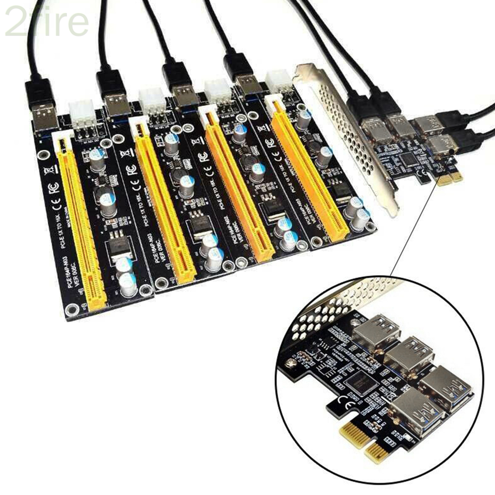 Bảng Mạch Pci-E Mở Rộng Từ Pci-E Sang Usb Card 1 Sang 4 Với Giao Diện Usb 3.0