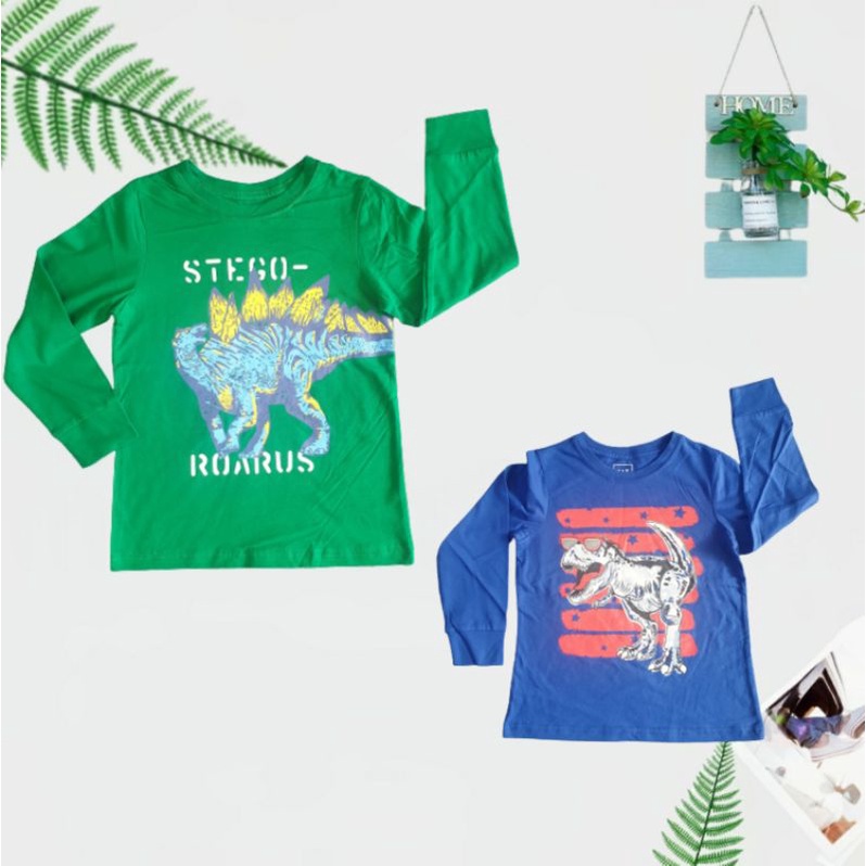 Áo dài tay thu đông bé trai Gapkids vnxk chất cotton mềm mát