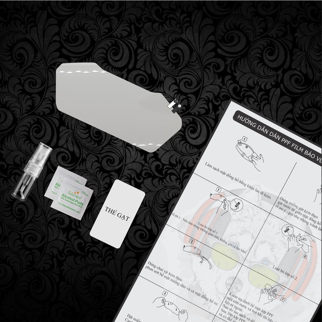 Miếng dán PPF TPU bảo vệ mặt đồng hồ xe VARIO CLICK 2018 đến 2024 - HONDA VARIO 125 VARIO 150 VARIO 160