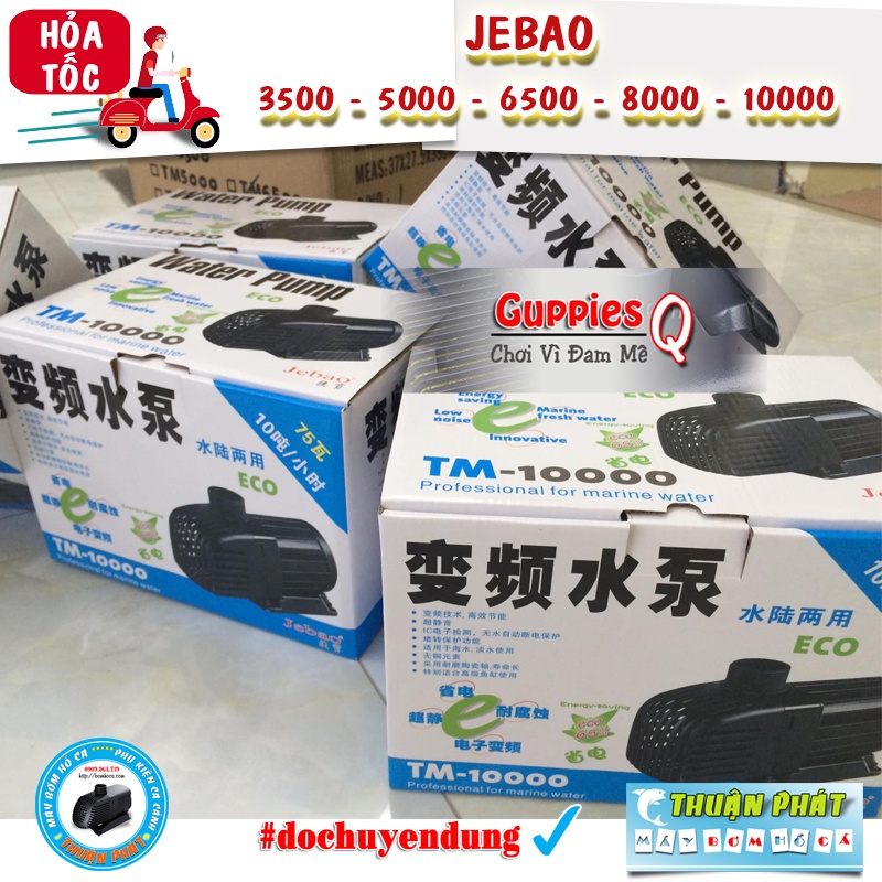 Máy bơm hồ cá cảnh Jebao - TM10000 / TM3500/ TM5000 / TM6500 / TM8000  TM 3500 - 5000 - 6500 - 8000 - 10000