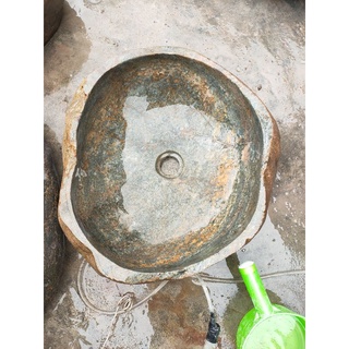 lavabo đá cuội tự nhiên