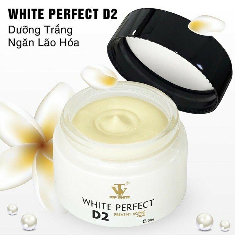 Top White D2 kem dưỡng da,ngừa lão hóa