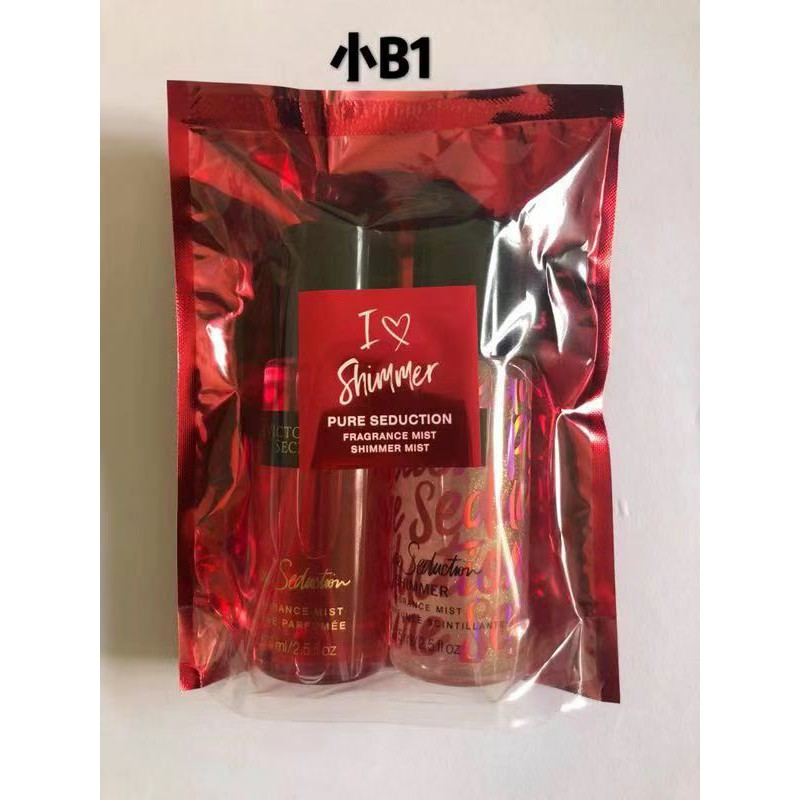 Xịt Victoria - Set 2 món xịt thơm toàn thân Mini Victoria Secret có Kim Tuyến 75ml | BigBuy360 - bigbuy360.vn