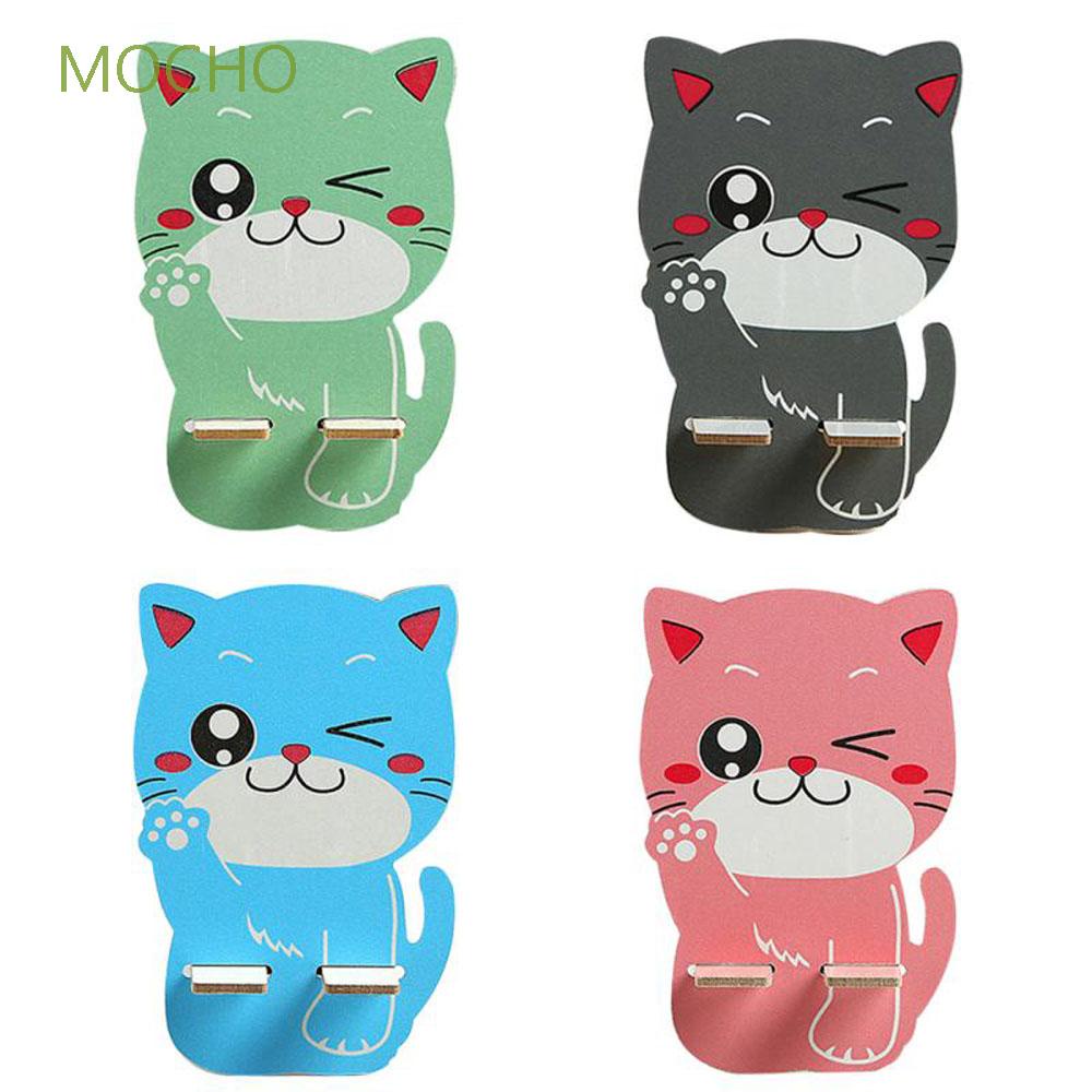 Giá đỡ điện thoại/ máy tính bảng bằng gỗ hình động vật dễ thương nhiều kiểu tùy chọn chất lượng cao