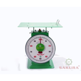 Cân đồng hồ lò xo Hoa Sen - 100 kg
