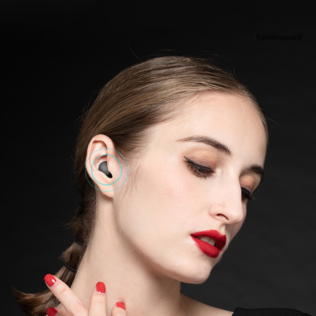 RB- T12 Earphones Bluetooth 5.0 Rechargeable Wireless In-ear Earbuds for Phone