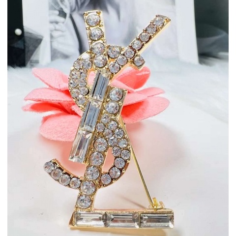 Ghim Cài Áo Hình Kim Cương Pha Lê Sang Trọng Cá Tính Chống Sáng Chói