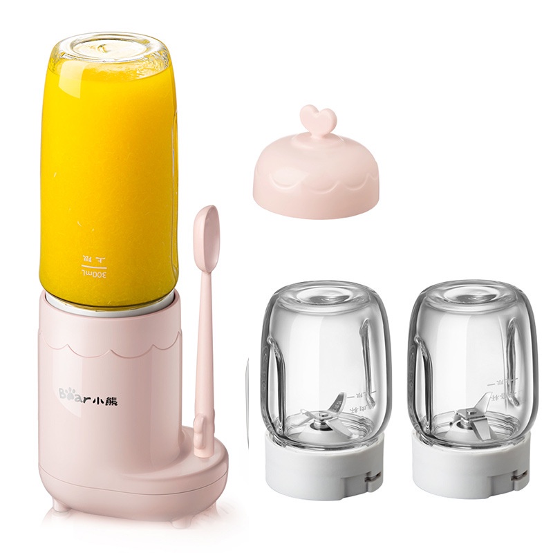 [ BẢO HÀNH 18 THÁNG] Máy Xay Đa Năng Bear 3 Cối Say Các Loại Hạt, Hoa quả... Cho Bé Babibu - MX