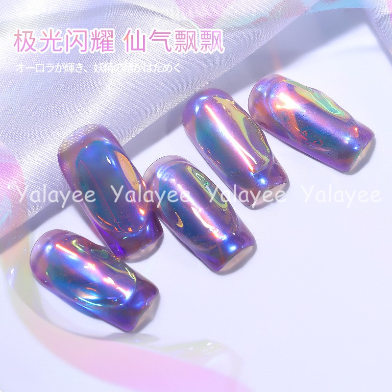 Phụ Kiện Giấy Bóng Kính Hình Viên Đạn Nhiều Màu Sắc Trang Trí Móng Tay