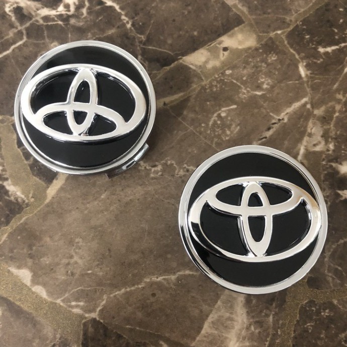 Sản Phẩm  Logo chụp lazang - ốp mâm vành xe ô tô Toyota đường kính - 53MM .