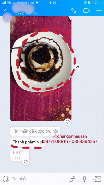 Set tàu hũ bột 500g , syrup 250g, Tchâu đen 1kg