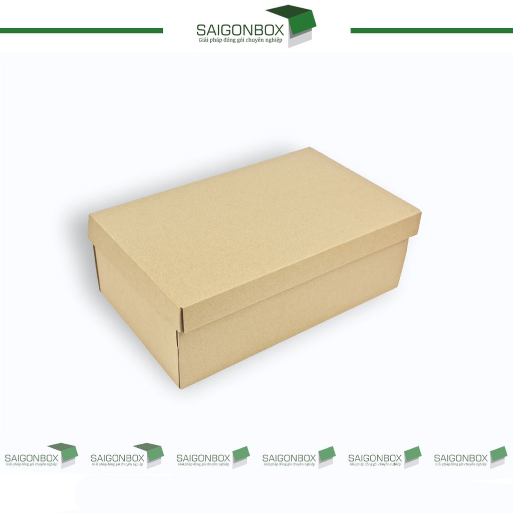 Combo 100 thùng hộp carton đựng giày dép size 28x16x12 cm