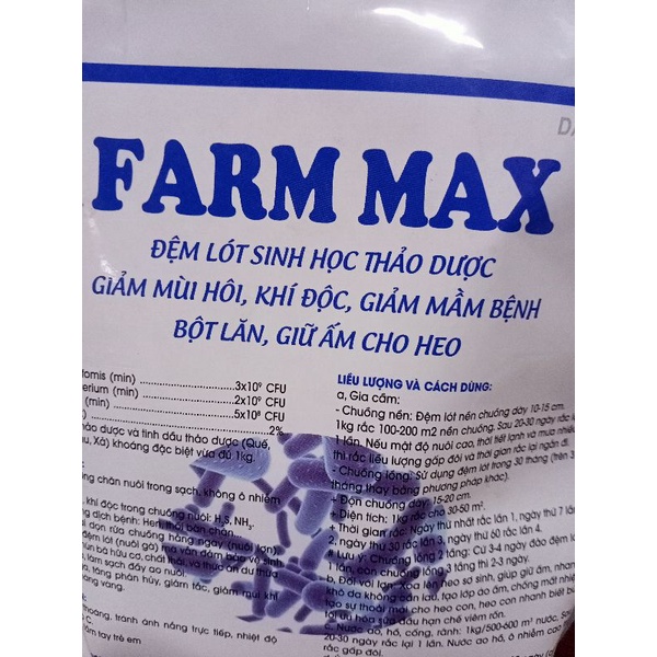 [THÚ Y] 1kg men lót chuồng dùng cho trâu bò lợn gà, lăn lợn con