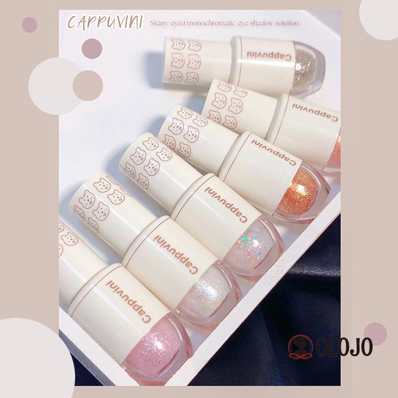 ⚜️Nhũ Mắt Dạng Lỏng Cappuvini Lấp Lánh Dùng Bắt Sáng Cho Mặt Chống Nước Lâu Trôi